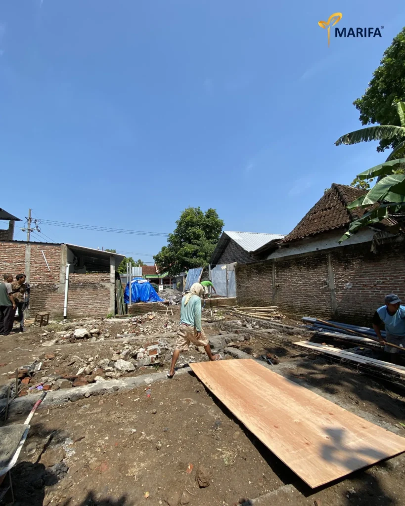 1 Update Proyek Terbaru Di Marifa Property Rumah 1 Lantai Di Madiun Sedang Mengerjakan Pondasi!