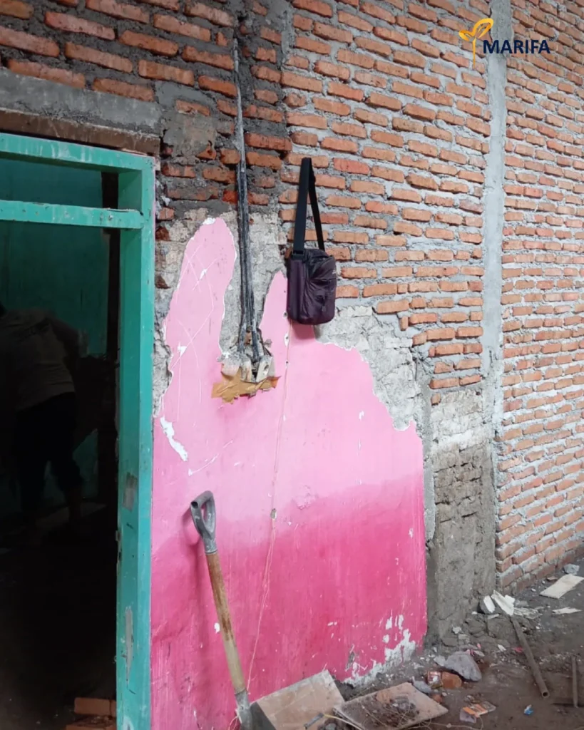 10 Proyek Terbaru Rumah 1 Lantai Di Madiun Tahap Pengerjaan Dinding