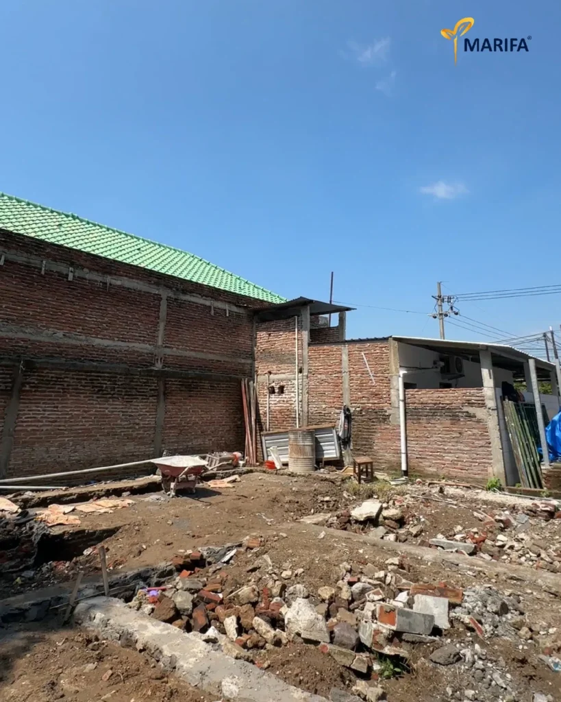 2 Update Proyek Terbaru Di Marifa Property Rumah 1 Lantai Di Madiun Sedang Mengerjakan Pondasi!