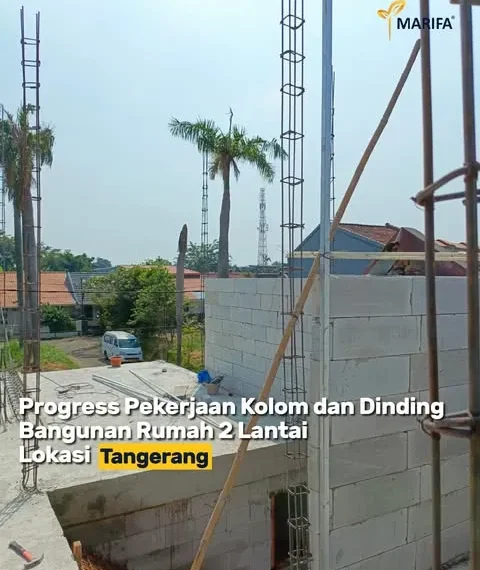 7 Update Proyek Marifa Property Progres Rumah 2 Lantai Di Tangerang