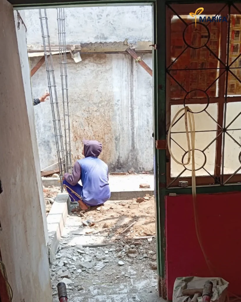 8 Proyek Terbaru Rumah 1 Lantai Di Madiun Tahap Pengerjaan Dinding