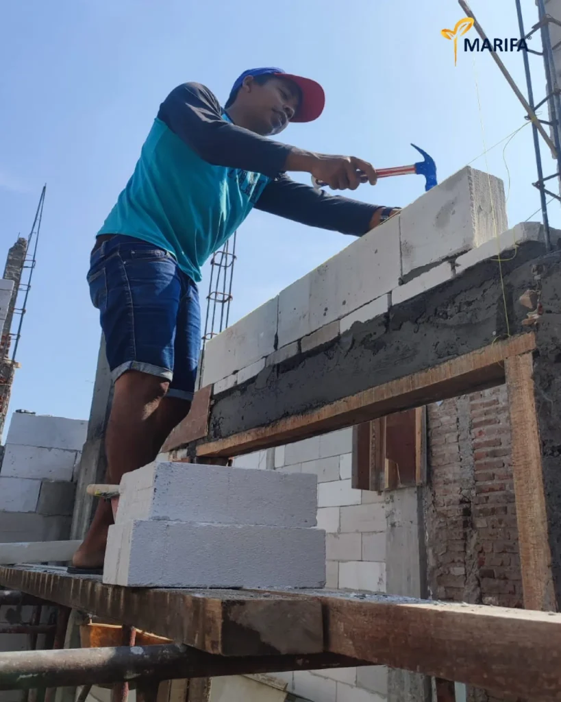 Rumah Impian Tiga Lantai. Progres Terbaru Dari Marifa Property 4