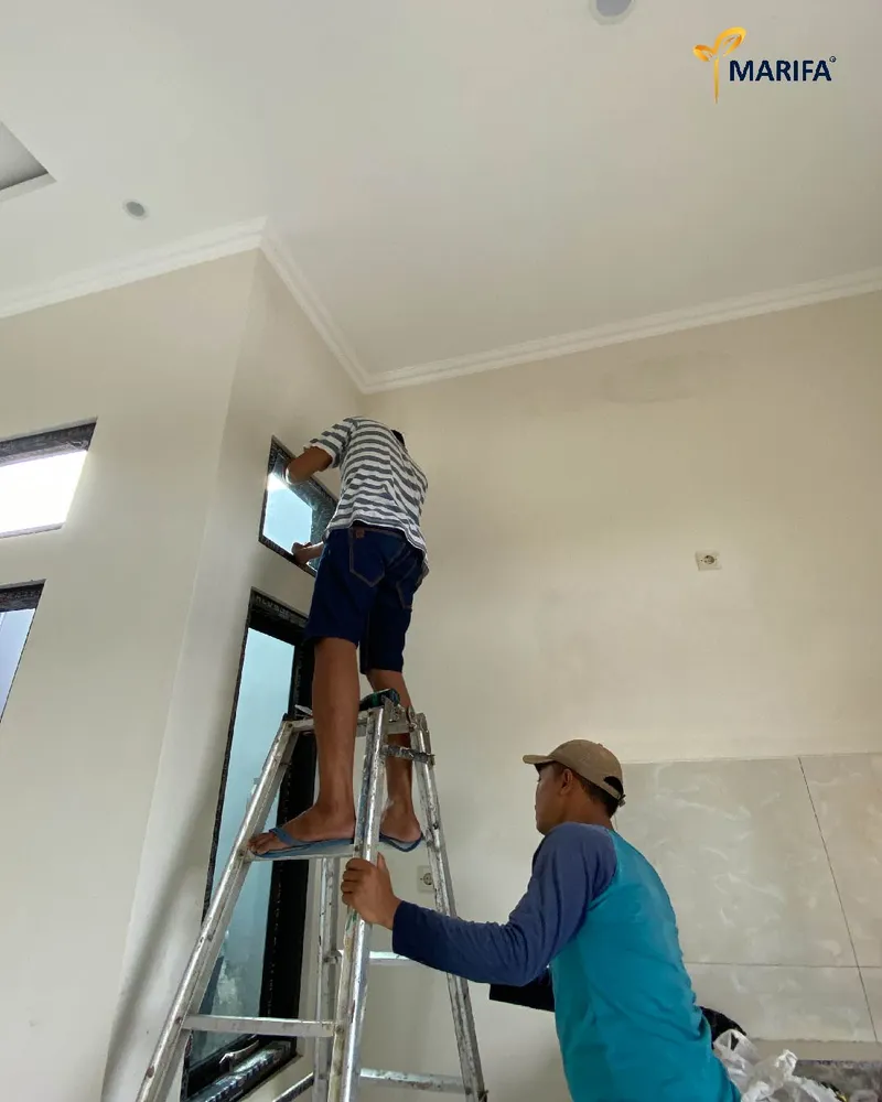 Hunian Nyaman Dan Estetik Untuk Gaya Hidup Modern Progres Rumah Demak 8