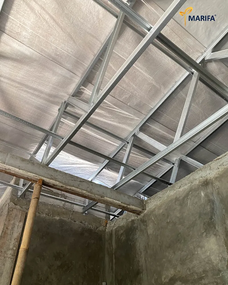 Update Progres Rumah 2 Lantai Di Tangerang Pengerjaan Atap Baja Ringan Untuk Hunian Kokoh & Nyaman! 4