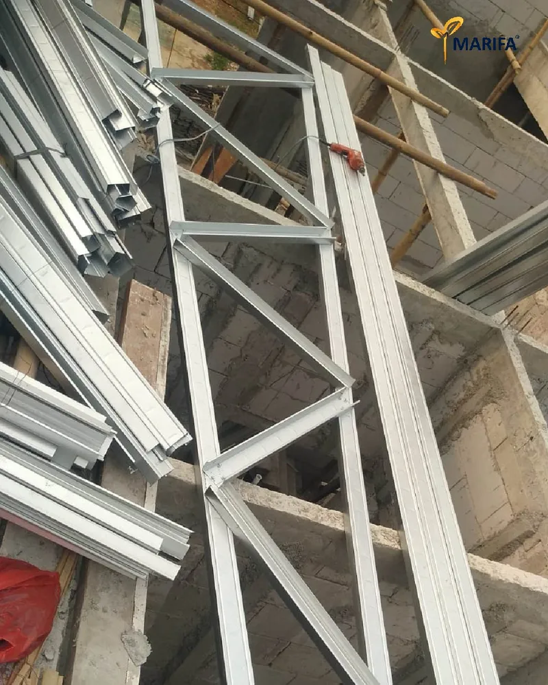 Update Progres Rumah 2 Lantai Di Tangerang Pengerjaan Atap Baja Ringan Untuk Hunian Kokoh & Nyaman! 7