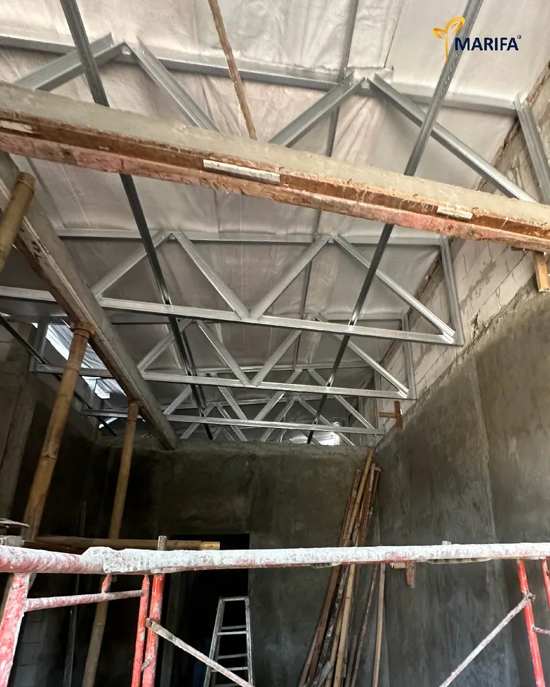 Update Progres Rumah 2 Lantai Di Tangerang Pengerjaan Atap Baja Ringan Untuk Hunian Kokoh & Nyaman! 8