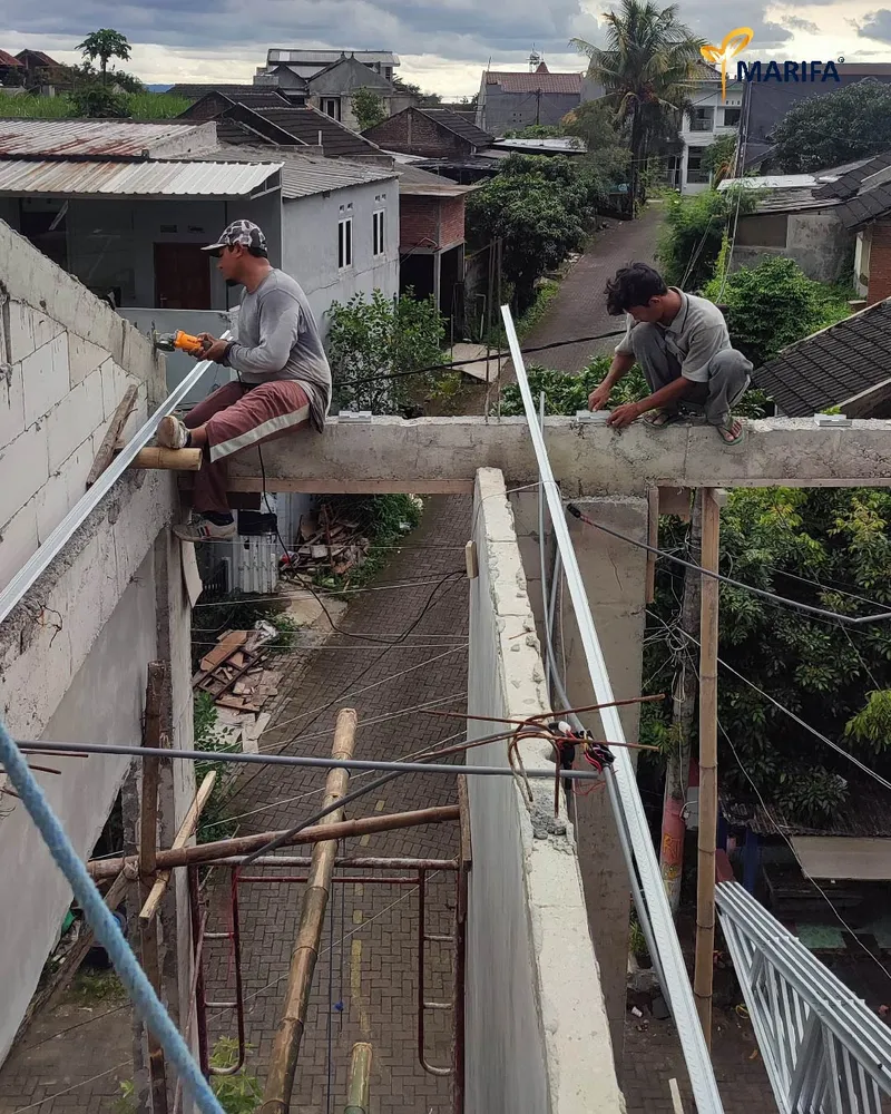 Bersih, rapi, siap huni! update proyek rumah 1 lantai di bogor bersama marifa property 3