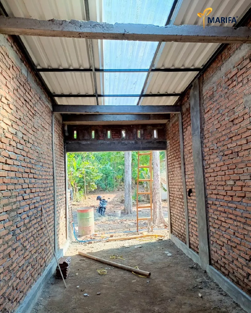 Bersih, rapi, siap huni! update proyek rumah 1 lantai di bogor bersama marifa property 7