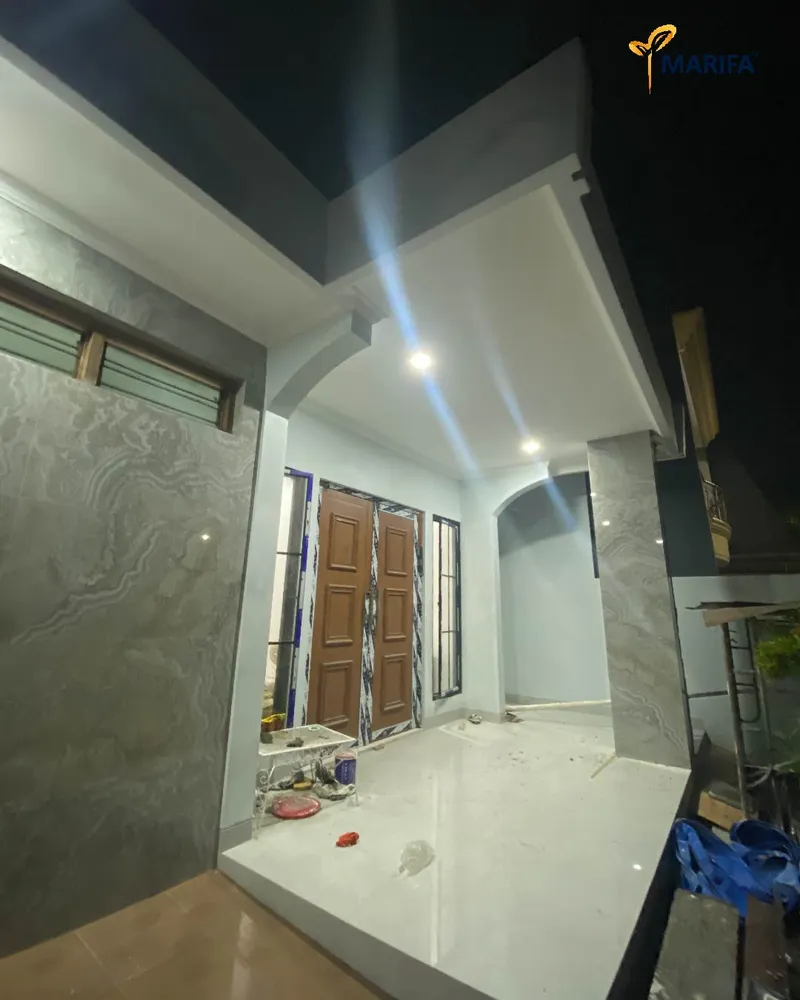Rumah impian di surabaya proyek marifa property yang masuk tahap finishing 8